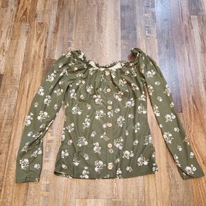 No Boundaries Floral Print Top